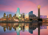 Dallas City Night View Photography Backdrops IBD-24257