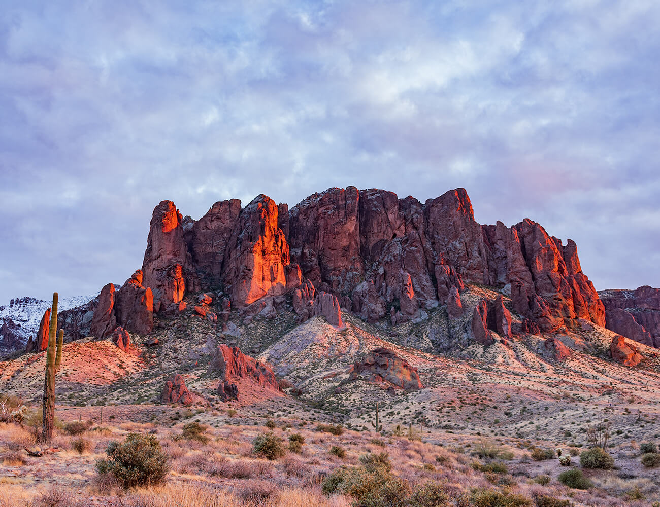 Desert Stone Mountain Scenery Background For Photography IBD-24589