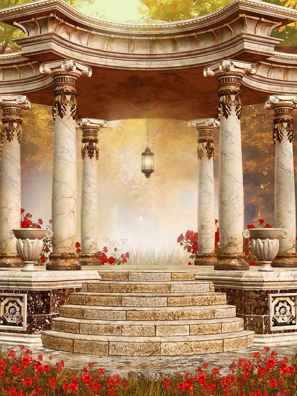 European architecture Background Autumn Backdrops IBD-19356