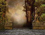 Fairytale Palace Garden Forest Background for Photography  IBD-24578