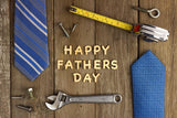 Father's Day Festival Backdrop Tie Wood Background IBD-20188