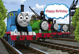 Birthday Party Backdrops Cartoon Backdrop Train Background G-050