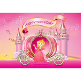 Birthday Party Backdrops Princess Backdrops Pink Background G-142