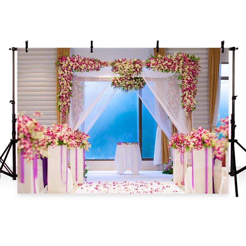 Wedding Backdrop Wedding Ceremony Backdrop Flower Backgrounds G-151