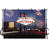 Attractions Iconic Landmarks Las Vegas Themed Backdrop G-162 - iBACKDROP-Backdrops, Backdrops For Parties, Cheap Photo Backdrops, Custom Photography Backdrops, Digital Backdrops, Photography Backdrops