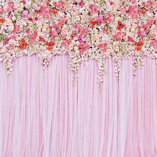 Patterned Backdrops Flower Backdrops Pink Backgrounds G-191