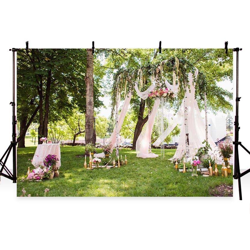 Flowers Background Trees Backdrop Pink Backdrops G-213