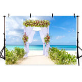 Wedding Backdrops Flowers Backdrops Grass Backgrounds G-223