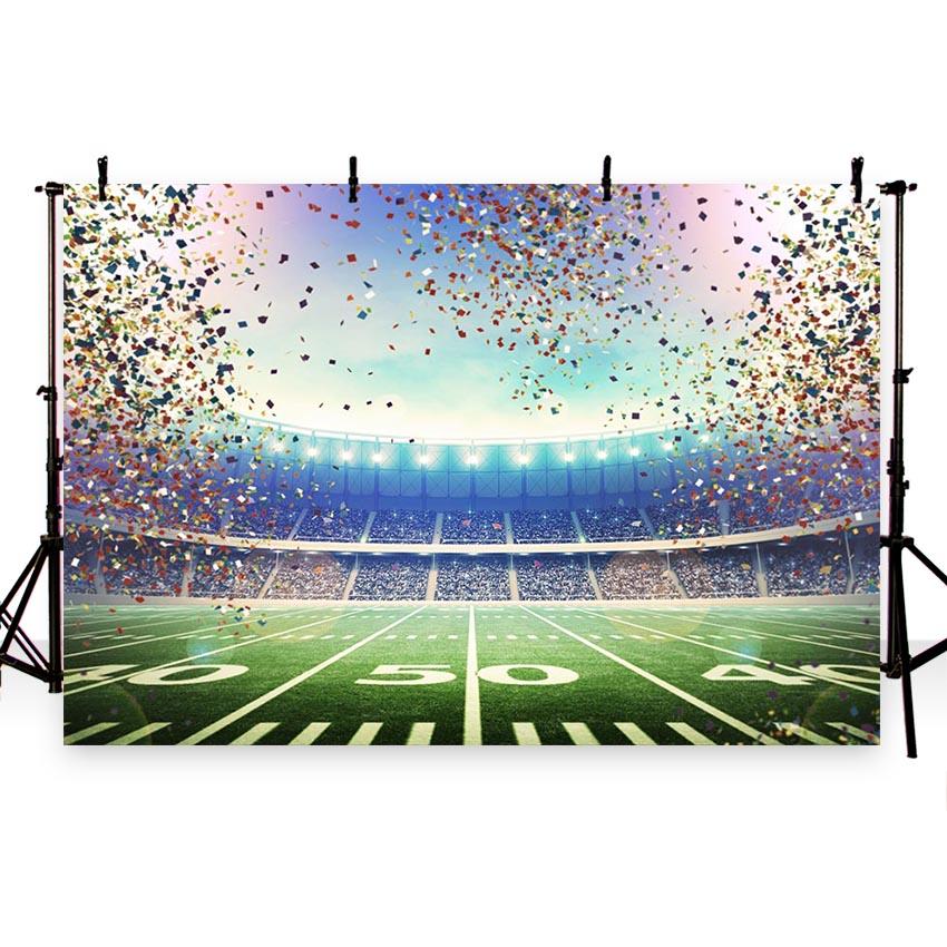 Football Background Colorful Backdrops G-263