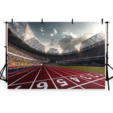 Football Background Red Backdrops G-271