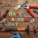 Father's Day Backdrop Brown Backdrop Wood Background G-333 - iBACKDROP