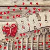 Father's Day Background Wood Backdrop G-334 - iBACKDROP