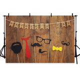 Father's Day Backdrop Wood Backdrop G-336