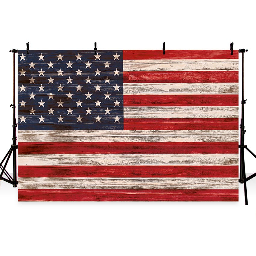Bunting Backdrops Grunge Backdrops American Flag Background G-341