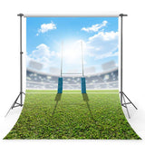 Baseball Background  Green Backdrop G-362 - iBACKDROP-Colored Eggs Backdrops, Easter Backdrop, Easter Backdrops, Easter Photography Backdrops, Patterned Backdrops