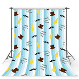 Father's Day Backgrounds Blue Backdrop G-386