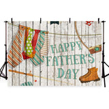 Father's Day Backdrops Wood Backdrop G-389