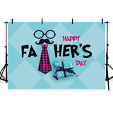 Father's Day Backdrop Blue Backgrounds G-399