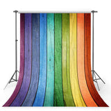 Wood Backdrop Wooden Backdrop Backdrop Rainbow G-411
