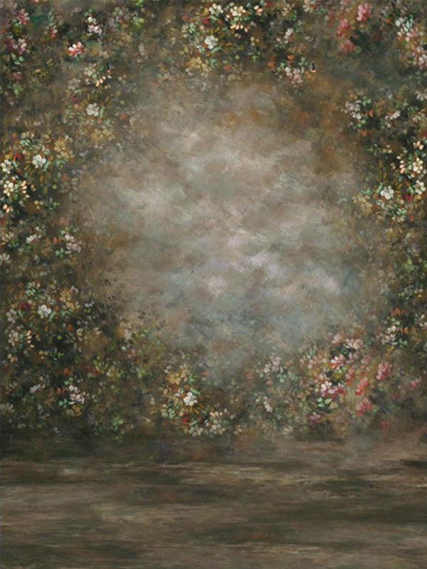 Patterned Backdrops Flower Backdrop Blurry Backgrounds G-438 size: 5x6.5