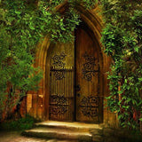 Scenic Backdrop Space Backdrop Grass Background Door G-452 - iBACKDROP