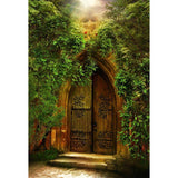 Scenic Backdrop Space Backdrop Grass Background Door G-452