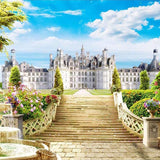 Castle Backdrops Sky Backdrops Trees Background G-493