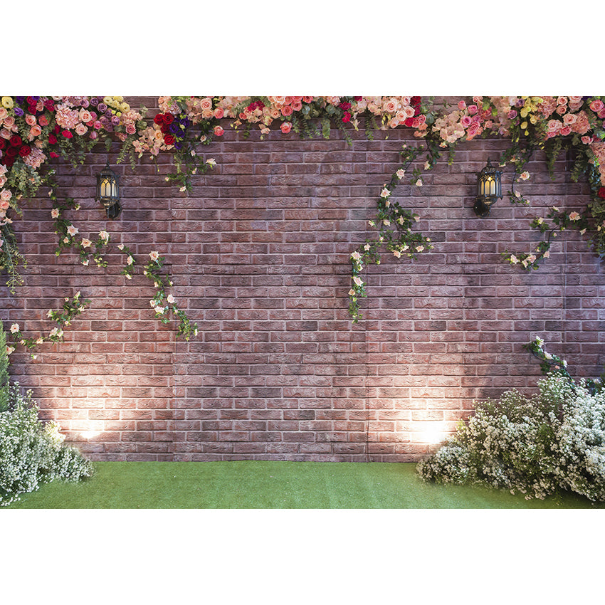 Brick Wall Backdrops Photography Backgrounds Flowers Backdrops G-516