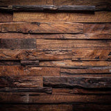 Vintage Dark Brown Portrait Dark Wood Wall Backdrop G-522 600 × 600px