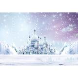 Castle Backdrops Snowy Backdrops White Backgrounds G-536