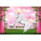 Animal Backdrops Pink Background Backdrops Unicorn G-550