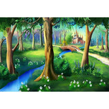 Kid Backdrops Cartoon Fairytale Background Forest Backdrops G-583