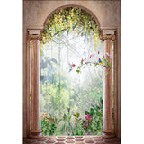 Door Backdrops Trees Backdrop Flowers Background G-625
