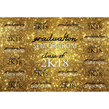 Graduation Background Golden Backdrop G-643