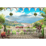 Window Backdrops Flowers Backdrop Lakes Background G-662