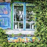 Window Backdrops Blue Backgrounds G-667