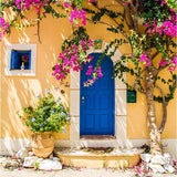 Scenic Backdrops Window Door Backdrops Colorful Background G-670