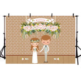 Wedding Backdrops Couple Backdrops Pink Background G-719