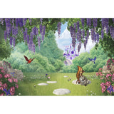 Baby Kid Backdrops Cartoon Fairytale Backdrops Forest Backgrounds G-724 - iBACKDROP-Baby Backdrop, Baby Dream Backdrops, Baby Kid Backdrops, Cartoon Fairytale Backdrops, Castle Backdrop