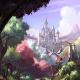 Castle Backdrops Trees Backdrops Purple Backgrounds G-726