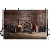 Backdrop Backdrops Horse Barns Backgrounds G-735 - iBACKDROP-Backdrop by Theme, Fall Backdrops, Fall Photography Backdrop, Sky Backdrops, Western Backdrop, Western Backdrops