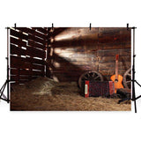 Backdrop Backdrops Horse Barns Backgrounds G-736 - iBACKDROP-Backdrop by Theme, Fall Backdrops, Fall Photography Backdrop, Sky Backdrops, Western Backdrop, Western Backdrops