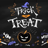 Pumpkin Background Halloween Backdrops Festival Backdrops Blackboard G-783 - iBACKDROP