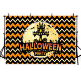 Halloween Backdrops Festival Backdrops Pumpkin Lantern Background G-786