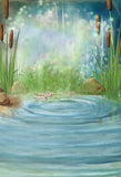 Bulrush Plant Fairytale Photography Background GY-114