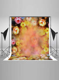 Abstract Primula Flower Background Wall GY-145