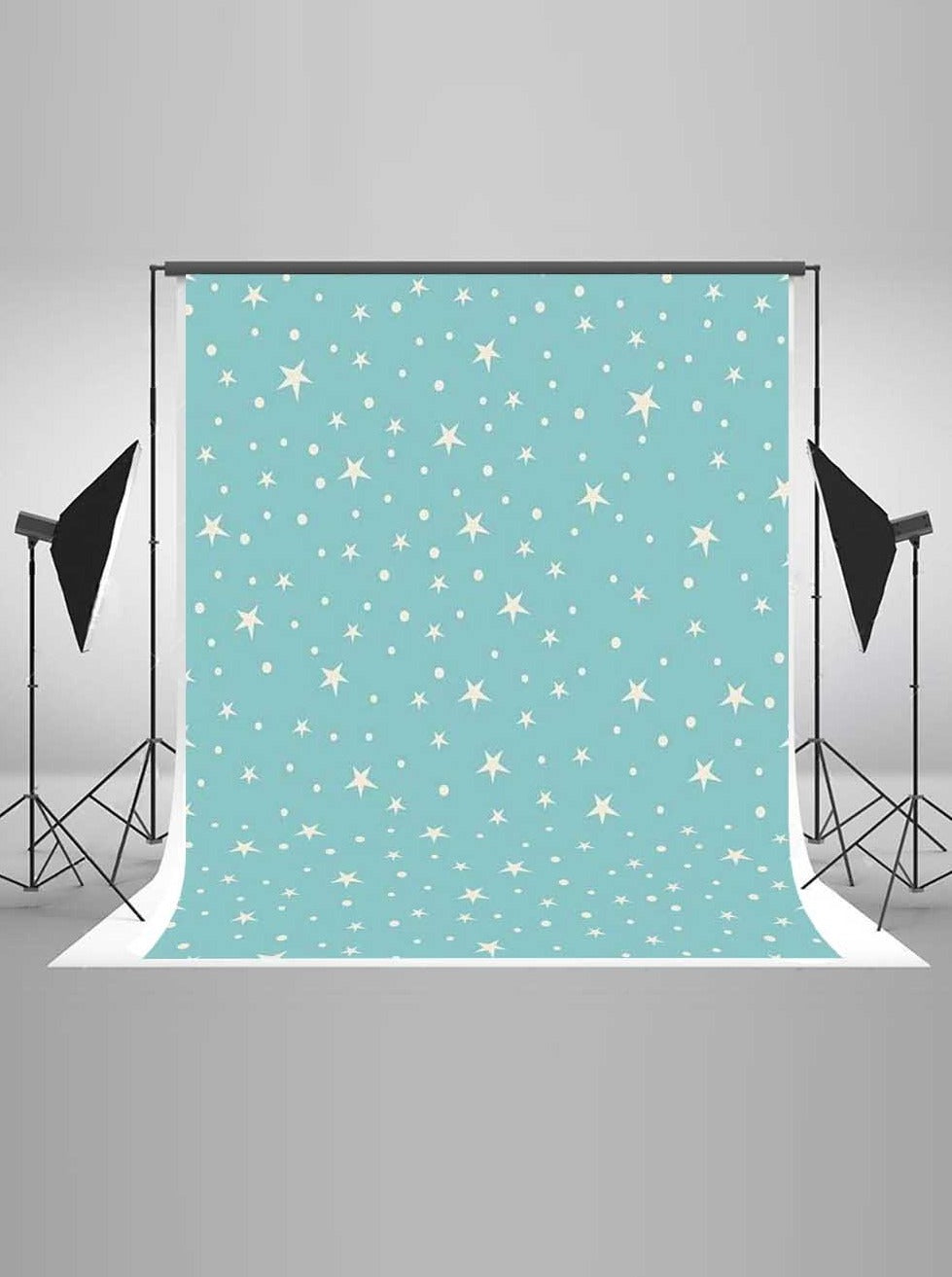 Baby Cartoon Stars Against Blue Background GY-146