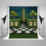 Cartoon Green Funny Castle Backdrop GY-154 Gallary