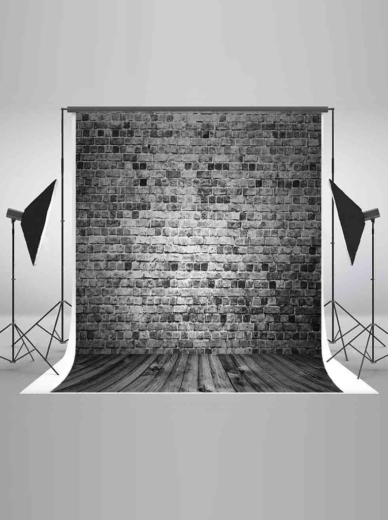 Vintage Gray Brick Wall Backdrop GY-170 – iBACKDROP