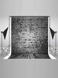 Vintage Gray Brick Wall Backdrop GY-170